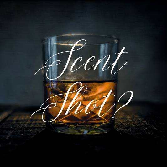 What is a scent shot candle by Aroma On The Rocks?