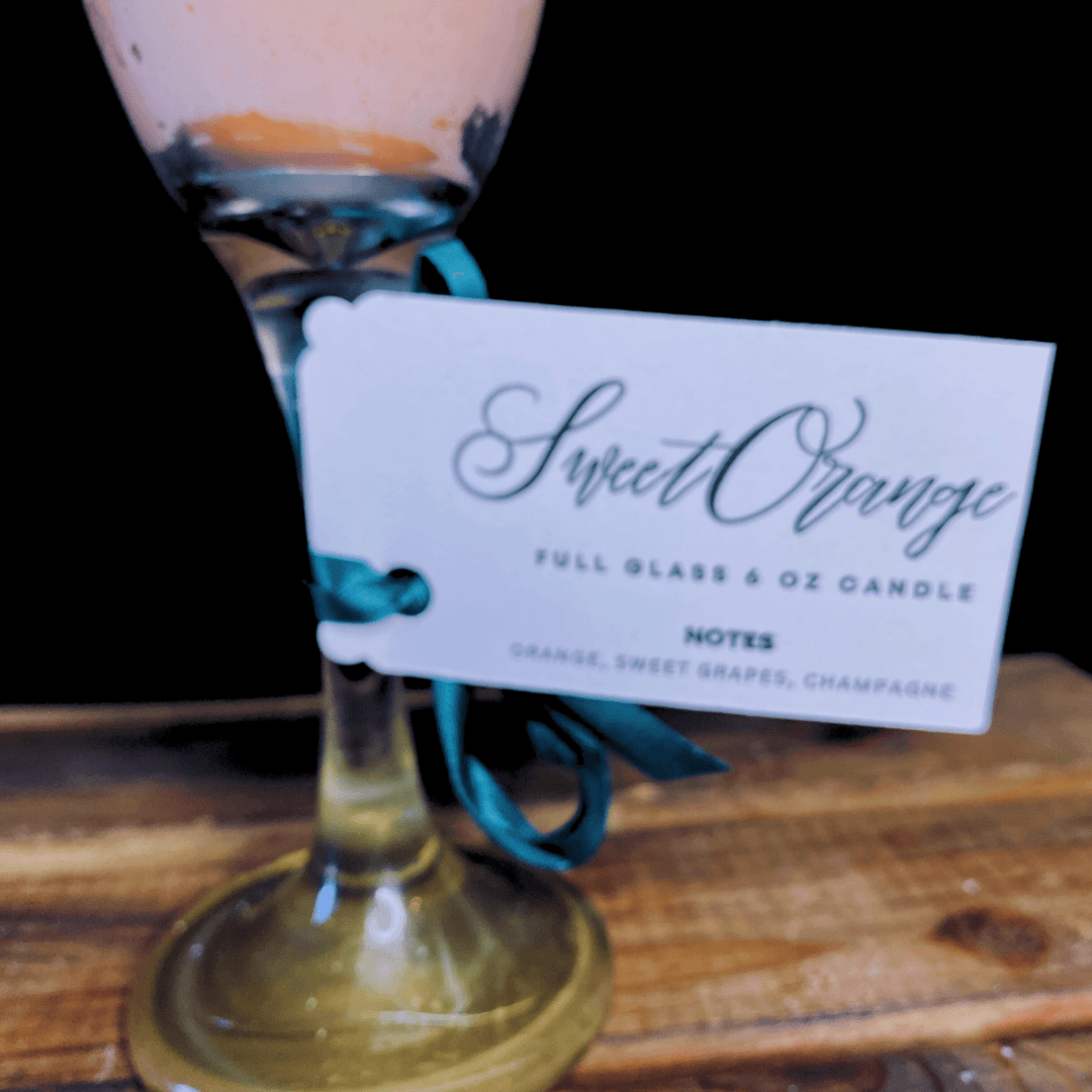 Sweet Orange Bubbly Full Glass - Aroma on the Rocks