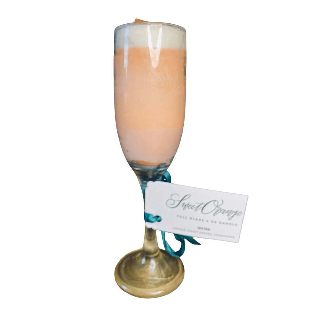 Sweet Orange Bubbly Full Glass - Aroma on the Rocks