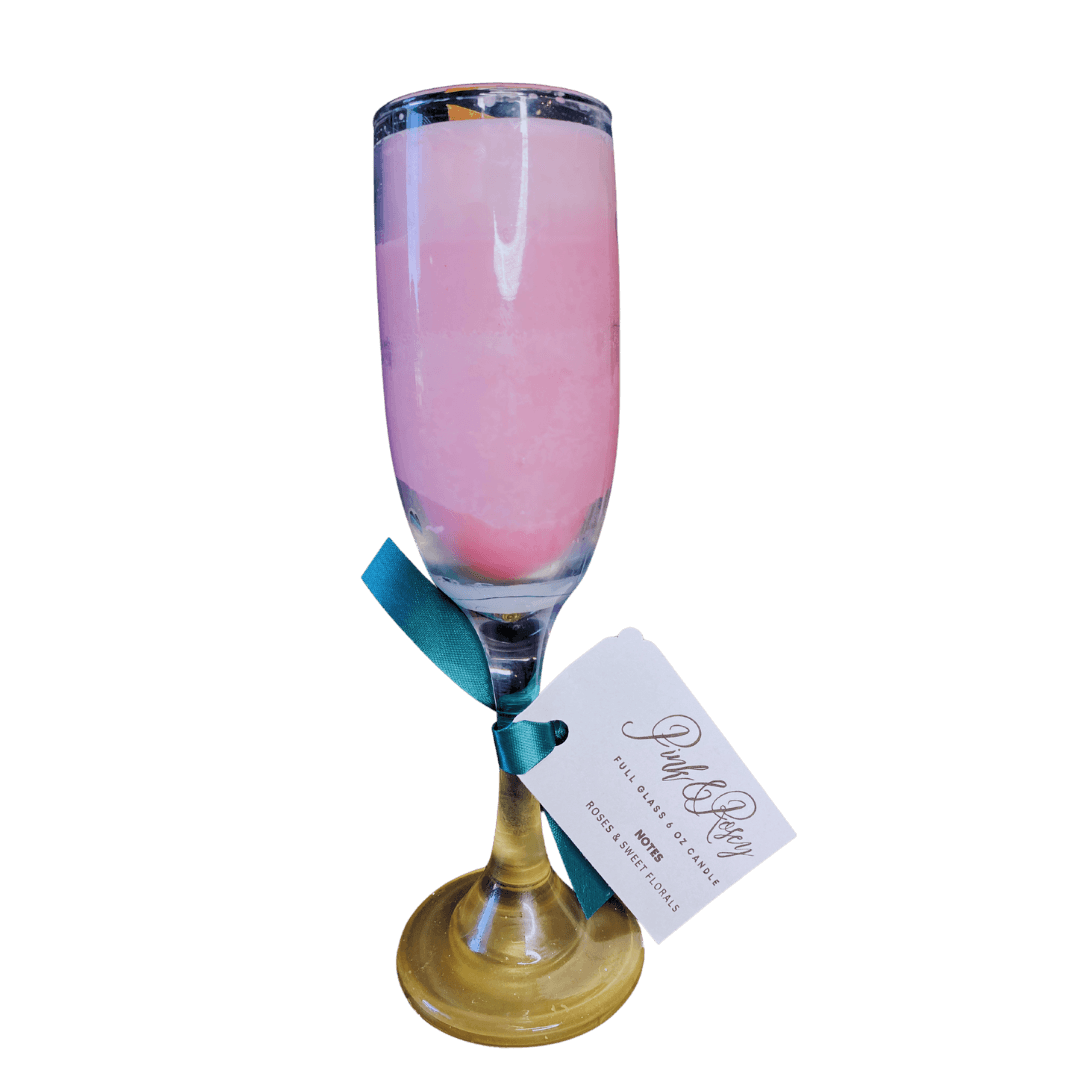 Pink & Rosey Full Glass - Aroma on the Rocks