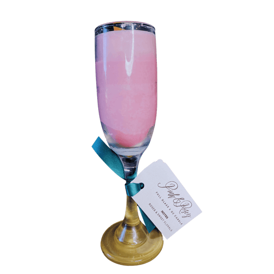 Pink & Rosey Full Glass - Aroma on the Rocks